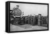 Opening of the Railway by King Faisal I of Iraq-null-Framed Stretched Canvas