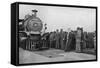 Opening of the Railway by King Faisal I of Iraq-null-Framed Stretched Canvas