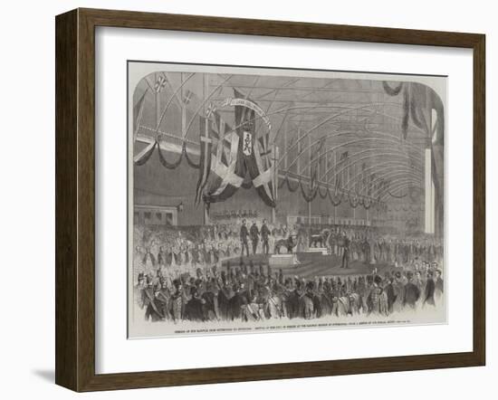 Opening of the Railway from Gottenburg to Stockholm-null-Framed Giclee Print