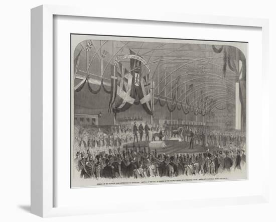 Opening of the Railway from Gottenburg to Stockholm-null-Framed Giclee Print