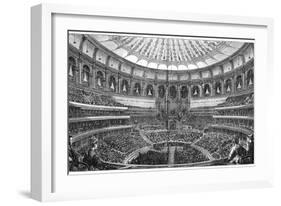 Opening of the Royal Albert Hall, London, 29 March 1871-null-Framed Giclee Print