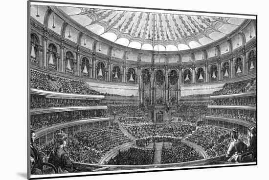 Opening of the Royal Albert Hall, London, 29 March 1871-null-Mounted Giclee Print