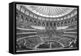 Opening of the Royal Albert Hall, London, 29 March 1871-null-Framed Stretched Canvas