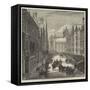 Opening of the Royal Courts of Justice, the Great Quadrangle-null-Framed Stretched Canvas