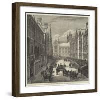 Opening of the Royal Courts of Justice, the Great Quadrangle-null-Framed Giclee Print