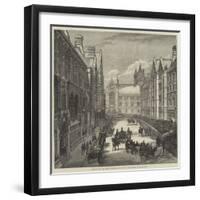 Opening of the Royal Courts of Justice, the Great Quadrangle-null-Framed Giclee Print