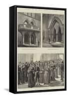 Opening of the Royal Courts of Justice-null-Framed Stretched Canvas