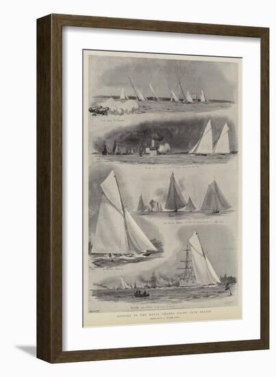 Opening of the Royal Thames Yacht Club Season-William Lionel Wyllie-Framed Giclee Print