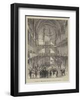 Opening of the Science and Art Museum, Edinburgh-null-Framed Premium Giclee Print