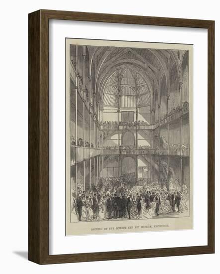 Opening of the Science and Art Museum, Edinburgh-null-Framed Giclee Print