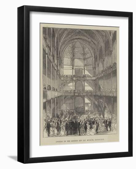 Opening of the Science and Art Museum, Edinburgh-null-Framed Giclee Print