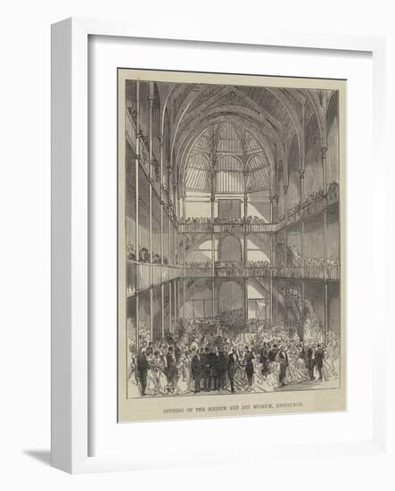 Opening of the Science and Art Museum, Edinburgh-null-Framed Giclee Print