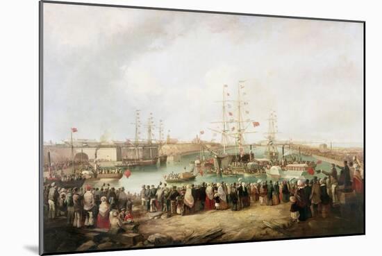 Opening of the South Dock, Sunderland, 1850, 1853-Mark Thompson-Mounted Giclee Print