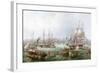 Opening of the South Outlet, Sunderland Docks, 1856-Mark Thompson-Framed Giclee Print