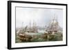 Opening of the South Outlet, Sunderland Docks, 1856-Mark Thompson-Framed Giclee Print