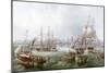 Opening of the South Outlet, Sunderland Docks, 1856-Mark Thompson-Mounted Giclee Print