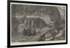 Opening of the St Gothard Railway, Tunnels and Zigzag Near Monte Piottino-null-Framed Giclee Print