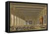 Opening of the States-General, Brussels, 1815-null-Framed Stretched Canvas