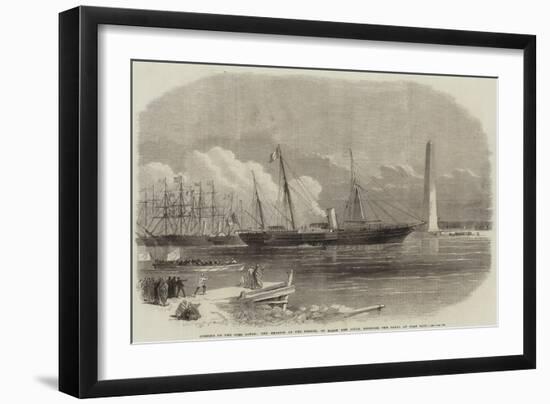 Opening of the Suez Canal-null-Framed Giclee Print