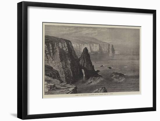 Opening of the Sutherland and Caithness Railway, Duncansby Head, John O' Groats-Samuel Read-Framed Giclee Print