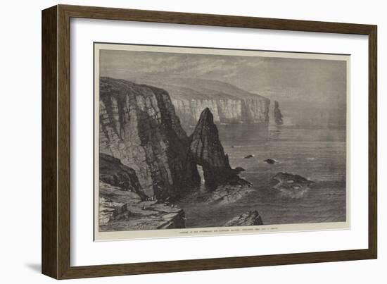 Opening of the Sutherland and Caithness Railway, Duncansby Head, John O' Groats-Samuel Read-Framed Giclee Print