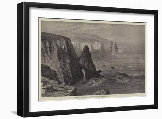 Opening of the Sutherland and Caithness Railway, Duncansby Head, John O' Groats-Samuel Read-Framed Giclee Print