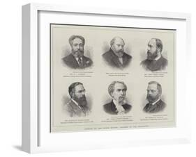 Opening of the Tower Bridge, Leaders of the Enterprise-null-Framed Giclee Print