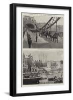 Opening of the Tower Bridge, Saturday, 30 June-null-Framed Giclee Print