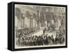 Opening of the Turkish Parliament by the Sultan, at the Palace of Dolma-Bagtche, Constantinople-null-Framed Stretched Canvas