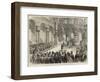 Opening of the Turkish Parliament by the Sultan, at the Palace of Dolma-Bagtche, Constantinople-null-Framed Giclee Print