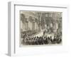 Opening of the Turkish Parliament by the Sultan, at the Palace of Dolma-Bagtche, Constantinople-null-Framed Giclee Print