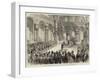 Opening of the Turkish Parliament by the Sultan, at the Palace of Dolma-Bagtche, Constantinople-null-Framed Giclee Print