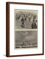 Opening of the Vienna Exhibition-null-Framed Giclee Print