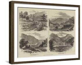 Opening of the Wye Valley Railway-null-Framed Giclee Print