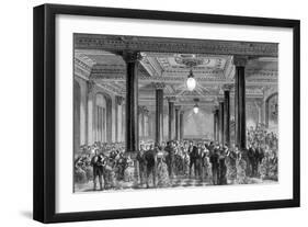 Opening Soiree of the New Offices of the Daily Telegraph, Fleet Street, London, 28 June 1882-null-Framed Giclee Print