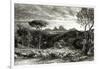 Opening the Fold, Early Morning, 1880-Samuel Palmer-Framed Photographic Print