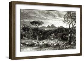 Opening the Fold, Early Morning, 1880-Samuel Palmer-Framed Photographic Print