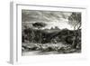 Opening the Fold, Early Morning, 1880-Samuel Palmer-Framed Photographic Print