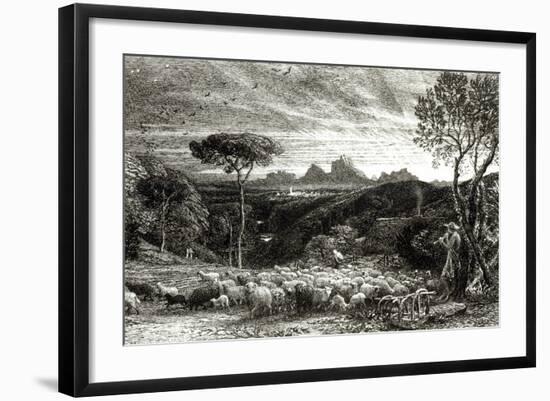 Opening the Fold, Early Morning, 1880-Samuel Palmer-Framed Photographic Print