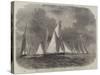 Opening Trip of the Royal Thames Yacht Club, the Fleet Off Greenhithe-Edwin Weedon-Stretched Canvas