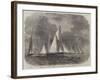 Opening Trip of the Royal Thames Yacht Club, the Fleet Off Greenhithe-Edwin Weedon-Framed Giclee Print