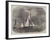 Opening Trip of the Royal Thames Yacht Club, the Fleet Off Greenhithe-Edwin Weedon-Framed Giclee Print