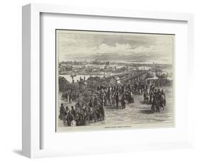 Opening Victoria Bridge, Queensland-null-Framed Giclee Print