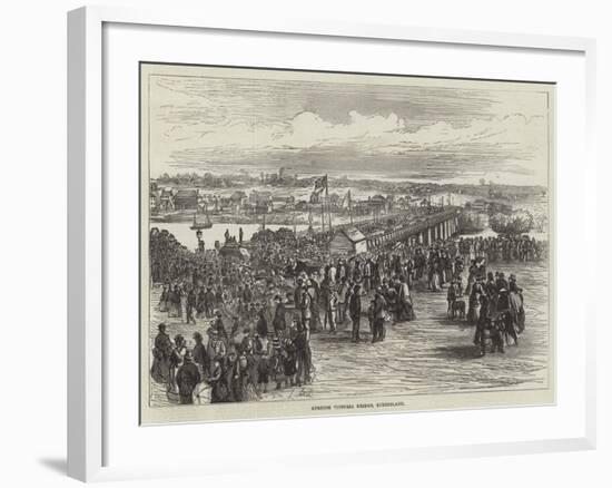 Opening Victoria Bridge, Queensland-null-Framed Giclee Print