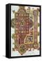 Opening Words of St Luke's Gospel Quoniam from the Book of Kells, C800-null-Framed Stretched Canvas
