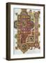 Opening Words of St Luke's Gospel Quoniam from the Book of Kells, C800-null-Framed Giclee Print