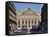 Opera Garnier Building, Paris, France, Europe-Marco Cristofori-Framed Stretched Canvas