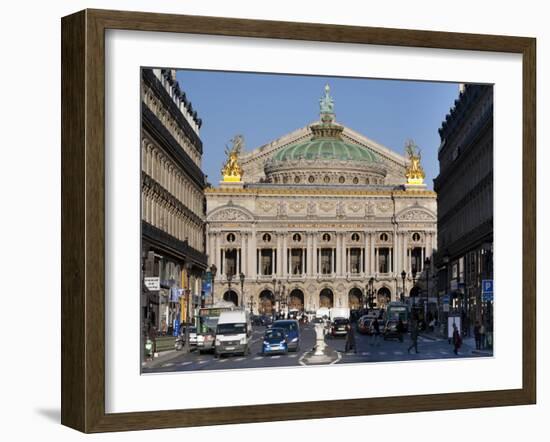 Opera Garnier Building, Paris, France, Europe-Marco Cristofori-Framed Photographic Print