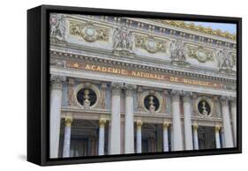 Opera Garnier Detail II-Cora Niele-Framed Stretched Canvas