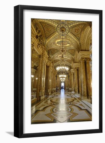 Opera Garnier, Frescoes and Ornate Ceiling by Paul Baudry, Paris, France-G & M Therin-Weise-Framed Photographic Print